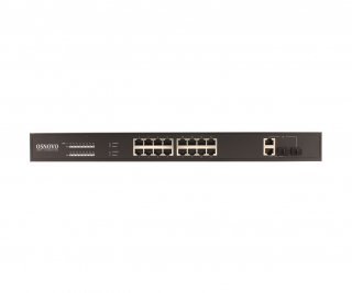 OSNOVO SW-61622/B(270W) PoE коммутатор Fast Ethernet на 18 портов фото