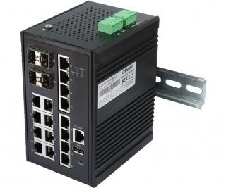 OSNOVO SW-71604/IL промышленный управляемый (L2+) коммутатор Gigabit Ethernet на 20 портов фото