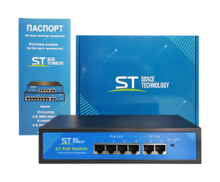 Space Technology ST-S140POE (2М/65W/А) PRO резервируемый, версия 2 фото