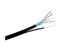 Space Technology FTP CAT 5E CU 4x2x0,50 CU PE ВНЕШ С ТРОСОМ (МЕДНЫЙ)