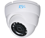 RVI-1ACE102 (2.8 мм) (white) 1 Мп уличная купольная мультиформатная видеокамера с ик подсветкой до 30м